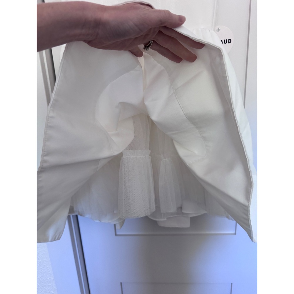 STAUD Landscape Dress White Size 6 - Picture 8 of 11